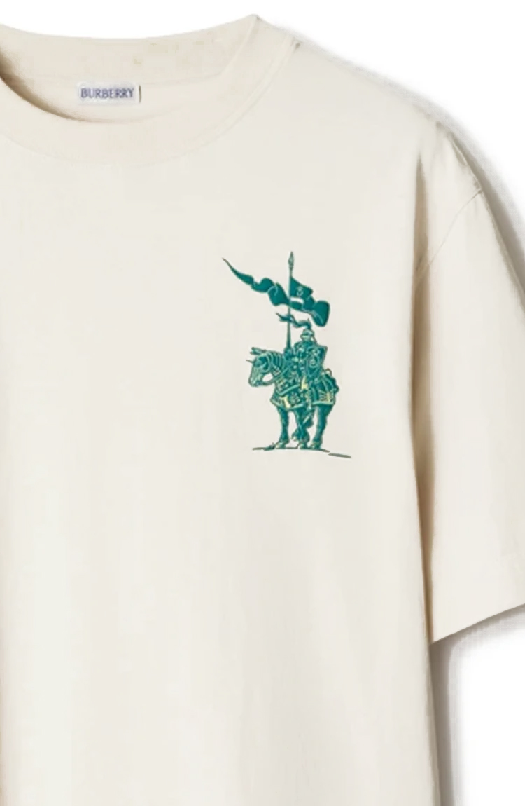 טי שירט קרם EKD Cotton