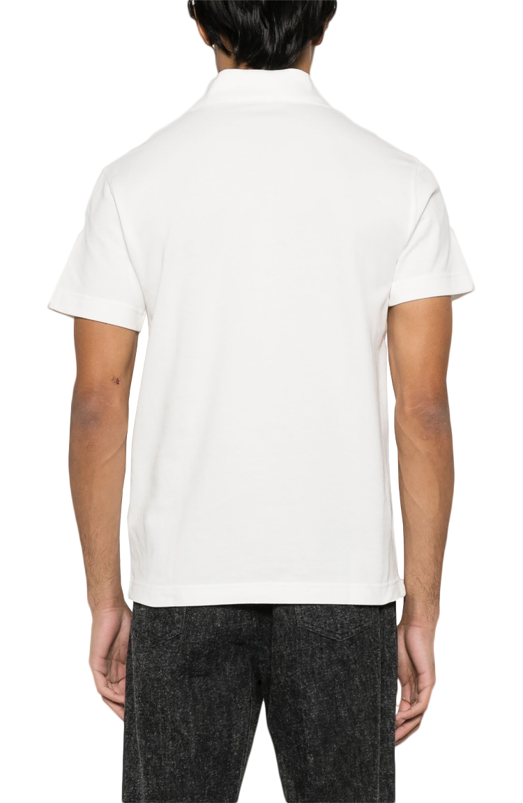 חולצת פולו לבנה Embroidered Polo
