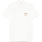 חולצת פולו לבנה Embroidered Polo
