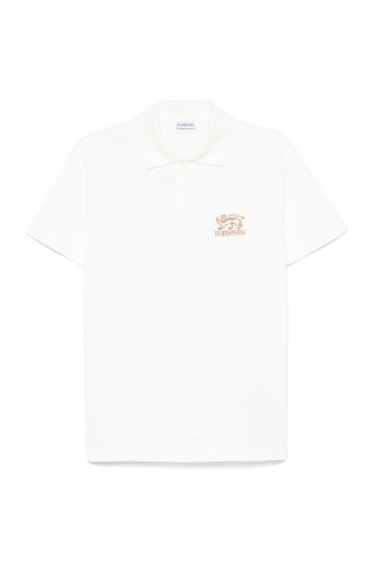 חולצת פולו לבנה Embroidered Polo