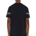 טי שירט כחול כהה Striped Cotton