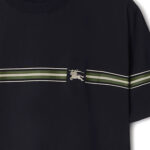 טי שירט כחול כהה Striped Cotton