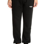 מכנס טרנינג רפרזנט represent שחור דגם Owners Club Sweatpant כותנה כבדה רילקסד פיט הדפס לוגו שרוול