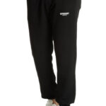 מכנס טרנינג רפרזנט represent שחור דגם Owners Club Sweatpant כותנה כבדה רילקסד פיט הדפס לוגו שרוול