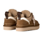 סניקרס אג UGG ברונזה זמש בד רשת גזרת מיד דגם Lowmel ריפוד פרוותי סוליית EVA