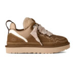 סניקרס אג UGG ברונזה זמש בד רשת גזרת מיד דגם Lowmel ריפוד פרוותי סוליית EVA