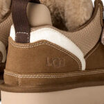 סניקרס אג UGG ברונזה זמש בד רשת גזרת מיד דגם Lowmel ריפוד פרוותי סוליית EVA