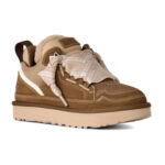 סניקרס אג UGG ברונזה זמש בד רשת גזרת מיד דגם Lowmel ריפוד פרוותי סוליית EVA