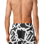 מכנס בגד ים שחור Boxer Chains
