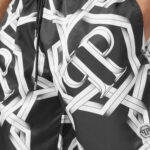 מכנס בגד ים שחור Boxer Chains