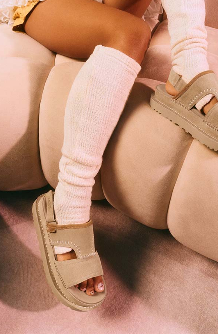 סנדלי זמש קרם Goldenstar Regenerate Sandal