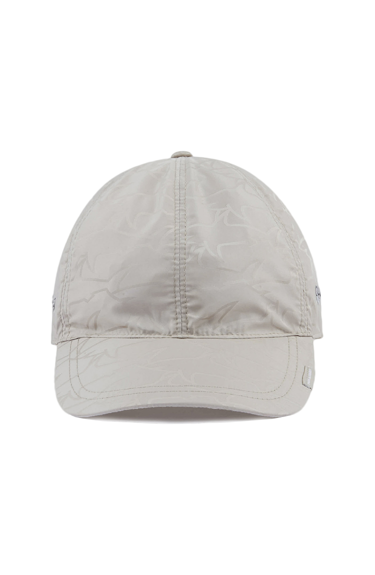 כובע ניילון לבן Shark Pattern