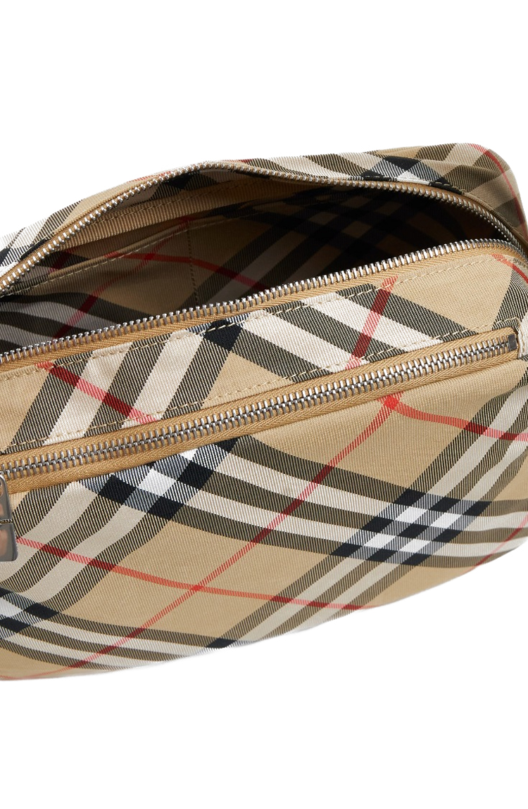 תיק כתף משובץ Check crossbody bag