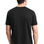 טי שירט שחורה Regular Fit Shield