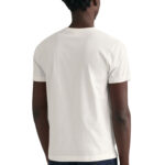 טי שירט לבנה Slim Fit Shield
