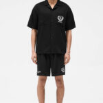 מכנס שורט שחור Crest Short