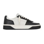 סניקרס עור שחור/לבן Initial Sneaker