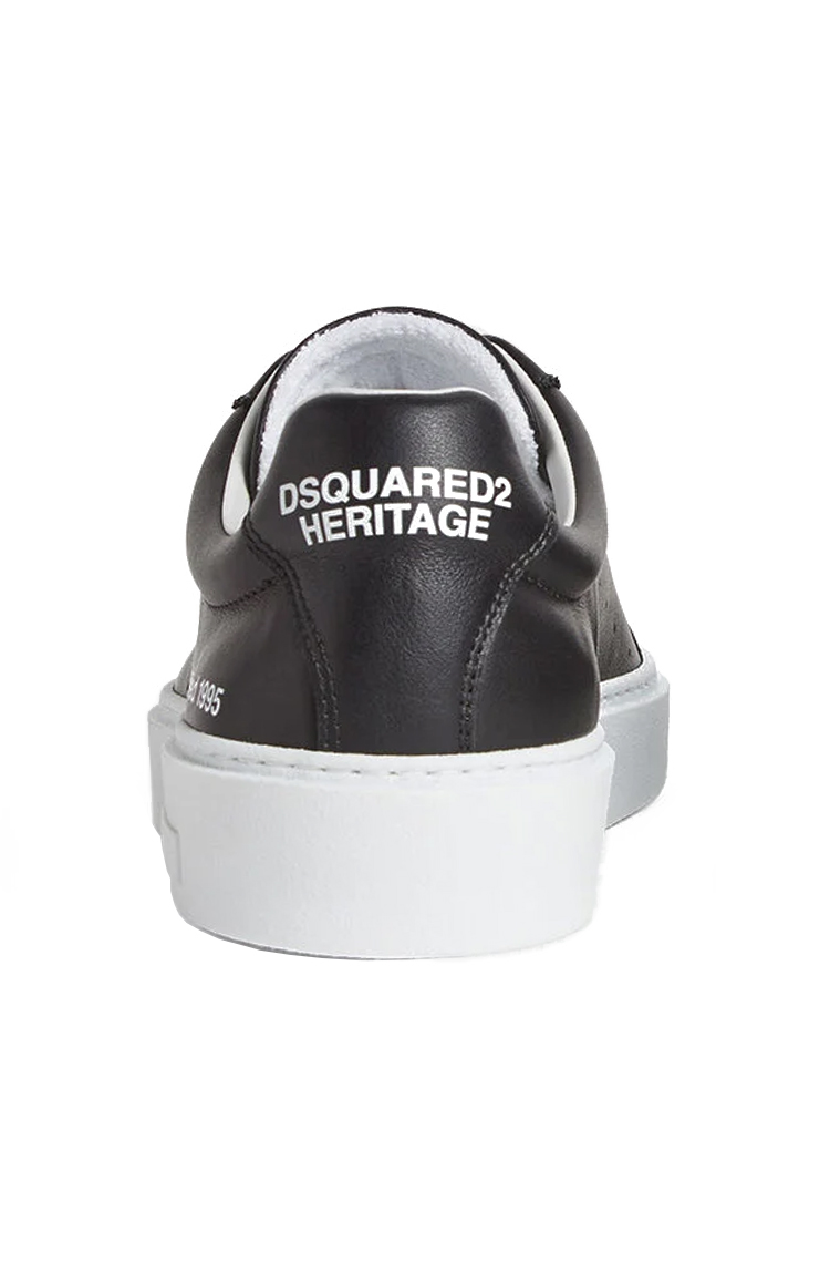סניקרס עור שחורות Rider Sneaker