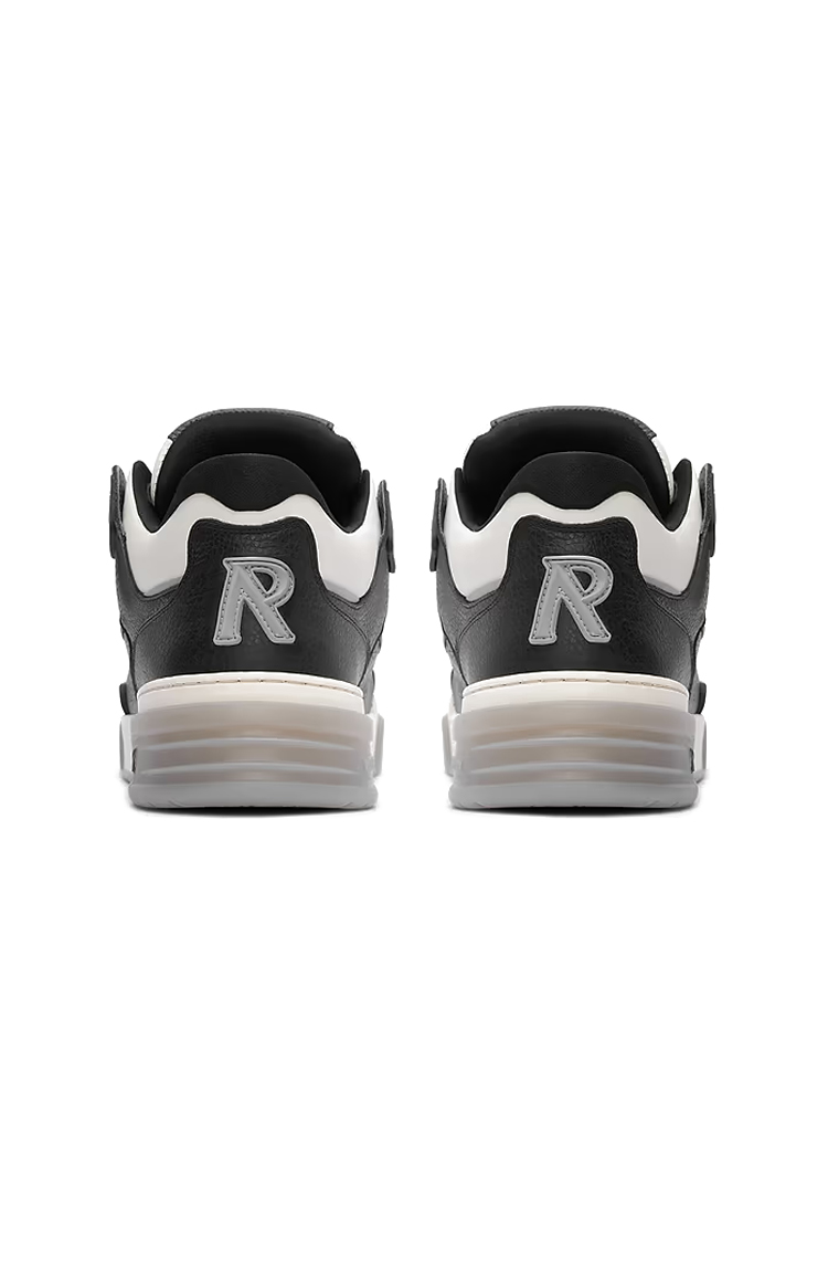 סניקרס עור לבן/שחור Studio Sneaker
