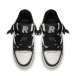 סניקרס עור לבן/שחור Studio Sneaker