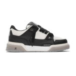 סניקרס עור לבן/שחור Studio Sneaker