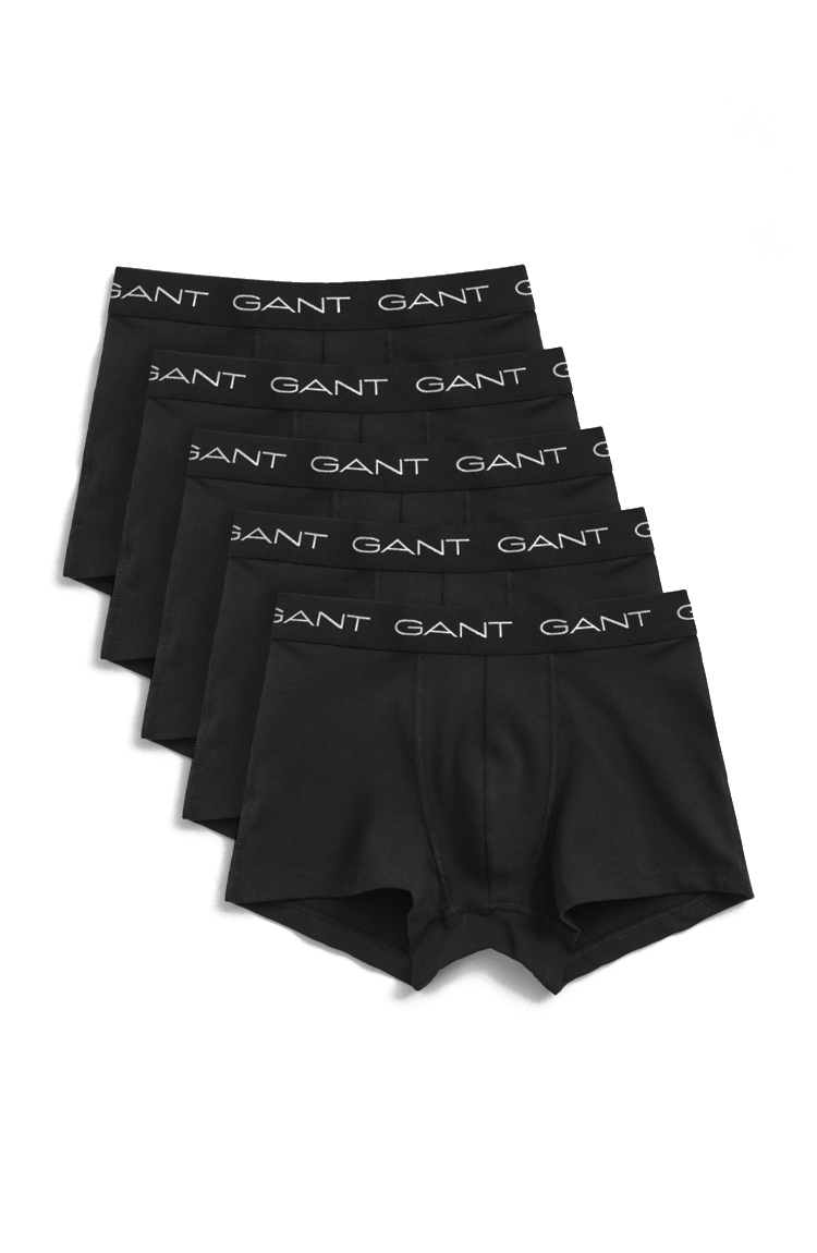 חמישיית בוקסרים שחורים Five Pack Trunks