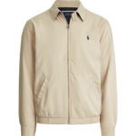 ז’קט רוח פולו ראלף לורן polo ralph lauren חאקי דגם Bi-Swing Jacket פוליאסטר ממוחזר מרופד רקמה