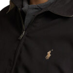 ז’קט רוח פולו ראלף לורן polo ralph lauren שחור דגם Bi-Swing Jacket פוליאסטר ממוחזר מרופד רקמה