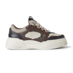 סניקרס עור חום/לבן Fendi Force Trainers