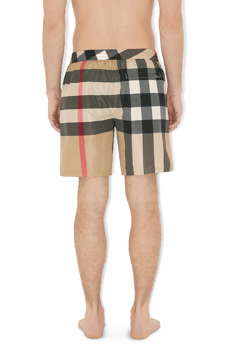 מכנס בגד ים BURBERRY בעיצוב המשבצות האייקוני