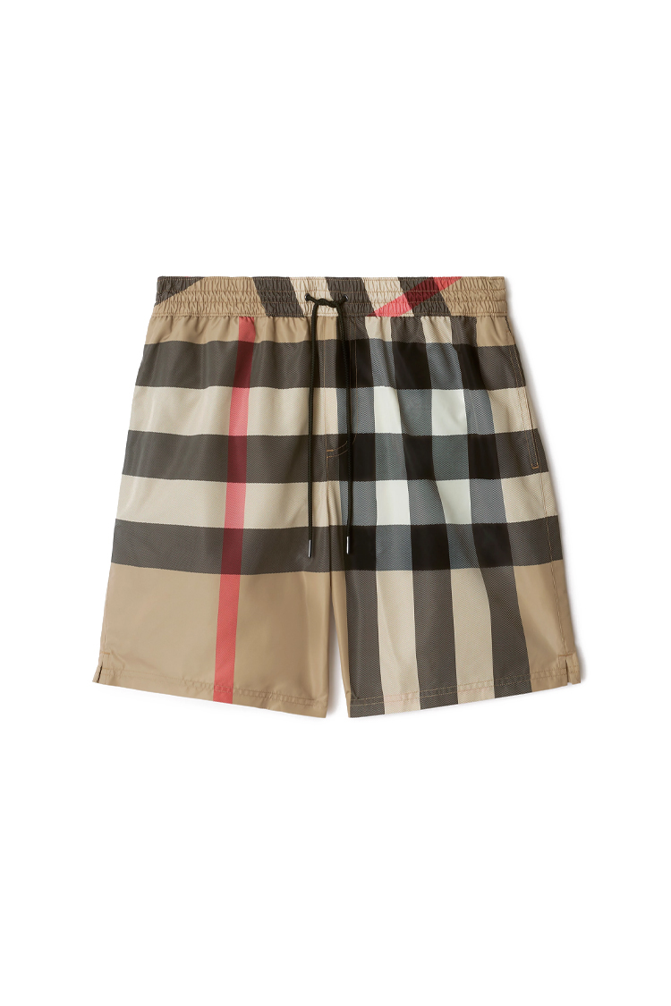 מכנס בגד ים BURBERRY בעיצוב המשבצות האייקוני