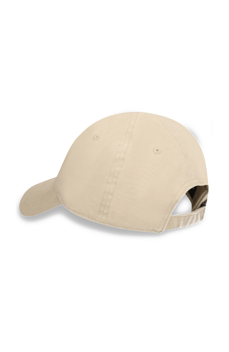 כובע בייסבול קרם Embroidered B