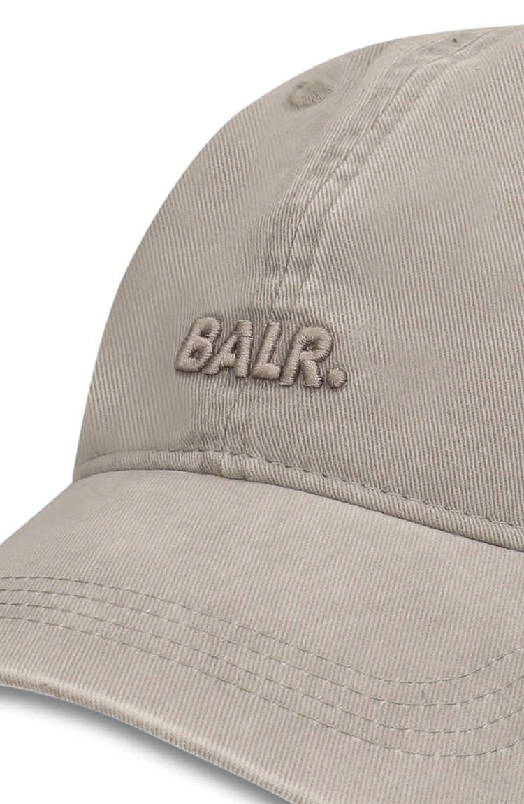 כובע בייסבול אפור Embroidered B