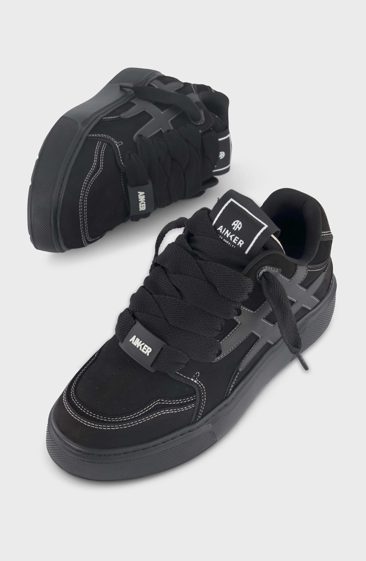 סניקרס שחורות Backdoor Leather Suede
