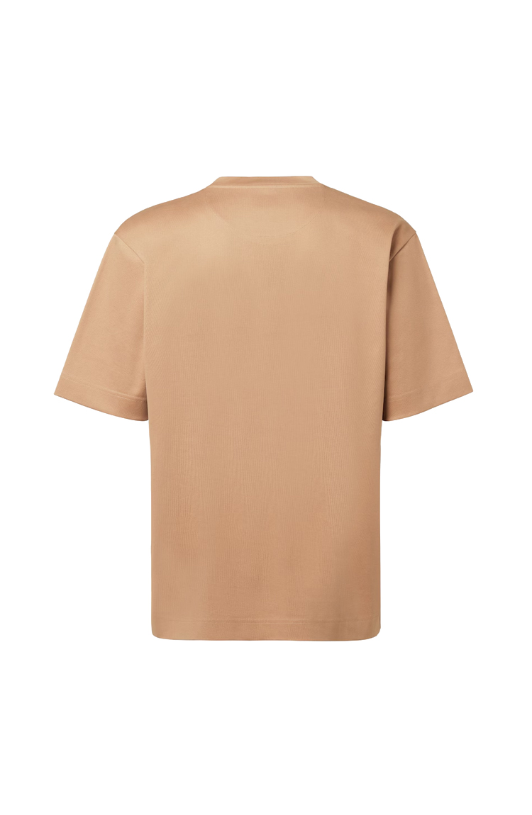 טי שירט חומה FENDI ZIP