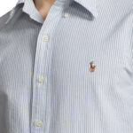 חולצת פסים מכופתרת Custom Fit Oxford