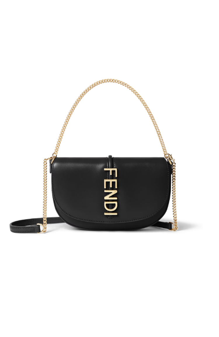 תיק ארנק חום Fendigraphy Wallet on Chain