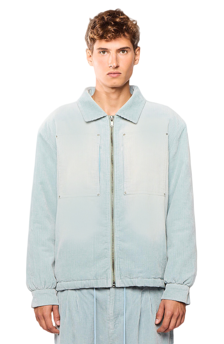 ז'קט קורדורוי תכלת Corduroy Jacket 522