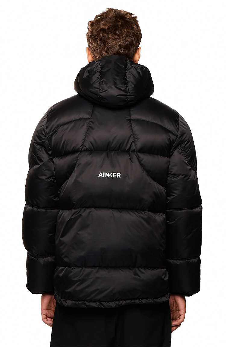 מעיל פוך שחור 640 Puffer Coat