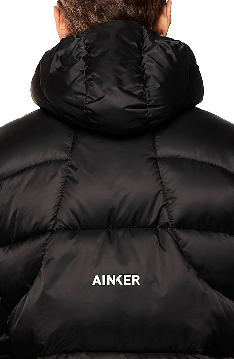 מעיל פוך שחור 640 Puffer Coat