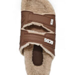 כפכפי פרווה חומים FURRY SLIDES