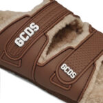כפכפי פרווה חומים FURRY SLIDES