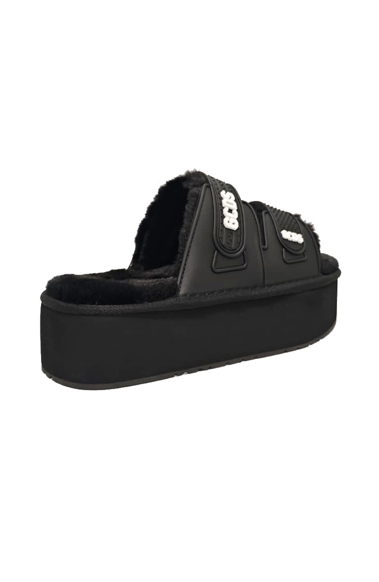 כפכפי פלטפורמה FURRY SLIDES