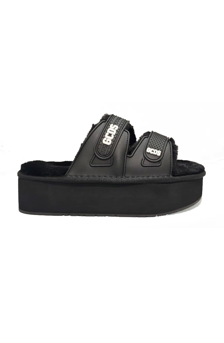 כפכפי פלטפורמה FURRY SLIDES