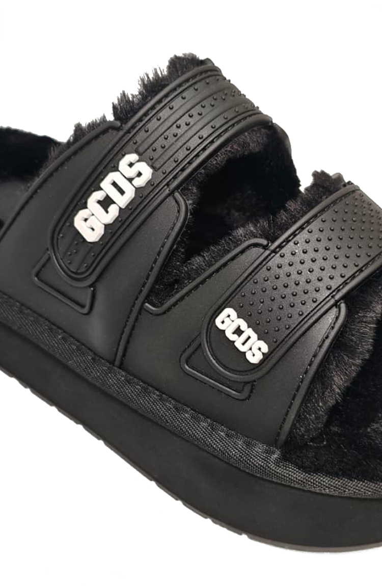 כפכפי פלטפורמה FURRY SLIDES