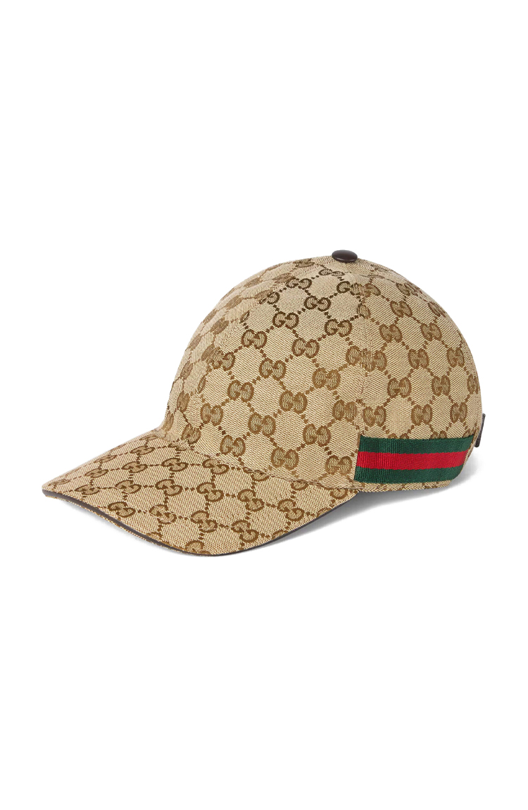 כובע בייסבול קרם GG canvas baseball