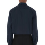 חולצה מכופתרת כחולה Slim Fit Stretch