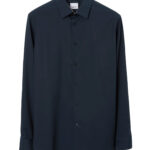 חולצה מכופתרת כחולה Slim Fit Stretch