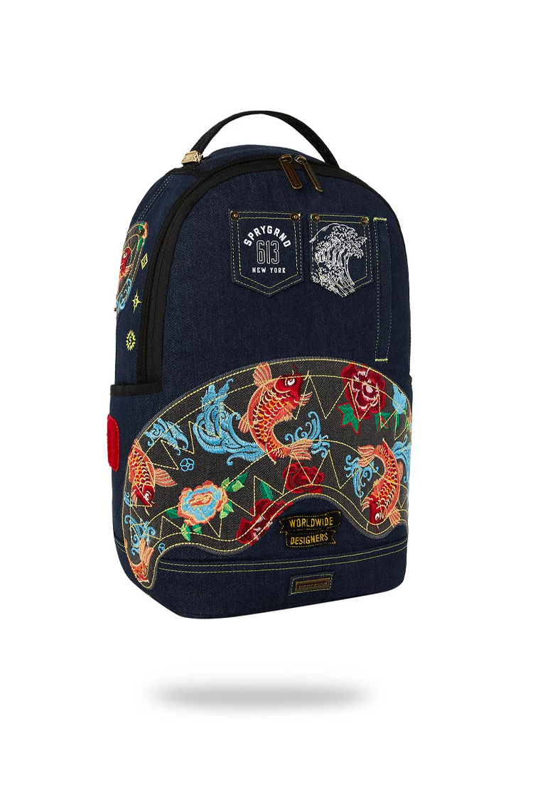 תיק גב ג'ינס EVISU STYLE DLX-DENIM