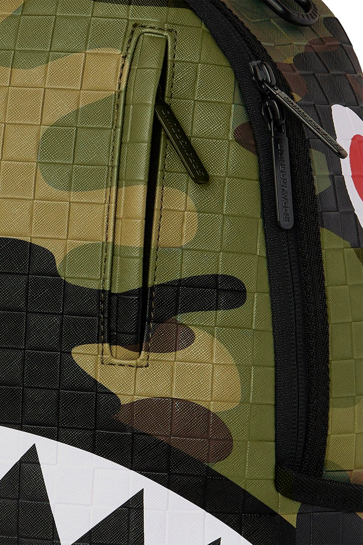 תיק גב צבאי WOODLAND CAMO CHECK DLXSV